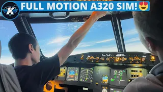 Airbus A320 Full Motion Flight Sim Experience! | Simulator Adventures