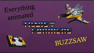 Buzzsaw Transformers Generation 1 & Headmasters - all the animation.