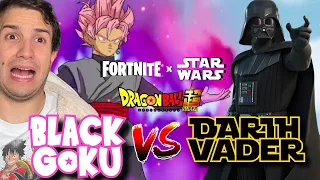 BLACK GOKU VS DARTH VADER - FORTNITE X STARWARS X DRAGONBALL SUPER - Alessandro Vanoni