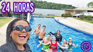 24 HORAS NA PISCINA DA MANSÃO DO LAGO !!!