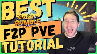 The ULTIMATE F2P Warcraft Rumble Guide - PvE Tutorials, Best Unit + Leader Choices | Ep1. The Start