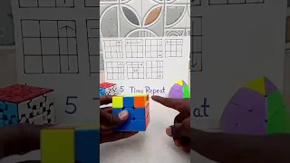 RUBIK'S CUBE 5 TIME REPEAT NEW TRICK TO SOLVE CUBE 😯😮😲😱🤯 #shorts #rubikscube #viral #trending #trick
