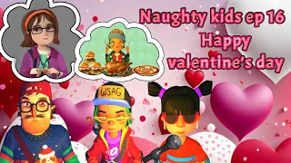 Naughty Kids in Secret Neighbor - Episode 16: Happy Valentine's Day!