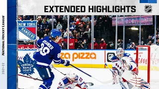 New York Rangers vs Toronto Maple Leafs Oct 18, 2021 HIGHLIGHTS