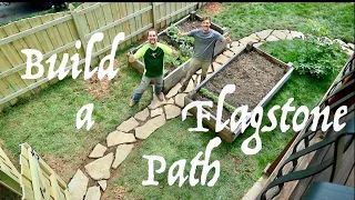 Brand NEW Garden Flagstone PATHWAY | Tips and Tricks