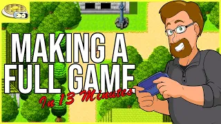 Let's Make a Game (In 13 Minutes) - Full Game Speed Development | RPG Maker MZ Game Development