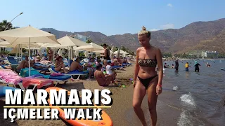 Marmaris İçmeler Beach | August 2022 Turkey [4K UHD 60 fps]