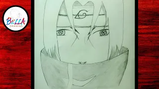 How to Draw Itachi Uchiha Step By Step || How to Draw Anime Step By Step || Itachi Drawing Tutorial