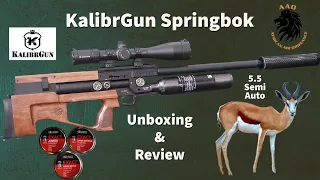 Kalibrgun Springbok in 5.5mm  Unboxing & Review