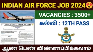 air force agniveer vayu recruitment 2024 in tamil |indian air force job 2024 in tamil |air force job