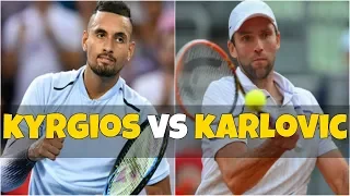 Nick Kyrgios vs Ivo Karlovic | QF Houston 2018 Highlights HD