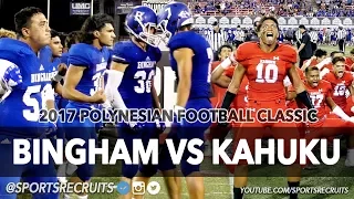 KAHUKU VS BINGHAM 💥 UTAH TAKES ON HAWAII: Polynesian Football Classic @SportsRecruits Highlights
