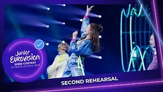 Belarus 🇧🇾 - Liza Misnikova - Pepelny (Ashen) - Second Rehearsal - Junior Eurovision 2019