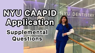Why DDS at NYU after BDS? Dental School DDS CAAPID Application tips