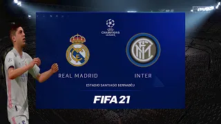 FIFA 21 |Champions League Group B| - Real Madrid vs Inter