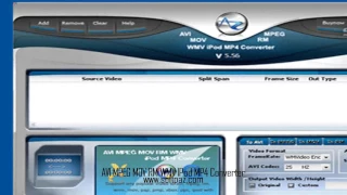 AVI MPEG MOV RM WMV IPod MP4 Converter [Windows] Download Link [FREE]