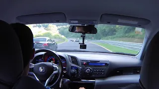 Nürburgring lap in a Honda CR-Z