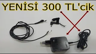 Laptop Adaptör Kablo Değişimi ve Soğuk Sprey ile Kırmadan Adaptör Açmak