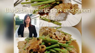 Pork & Green beans in black bean garlic sauce |KusinaNiMommyNora