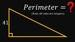 Fun geometry puzzle: Find the perimeter