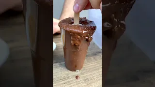 Giant Ice Cream Chocolate Dipping | Satisfying