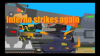 Battle against inferno monster - Cartoons about tanks