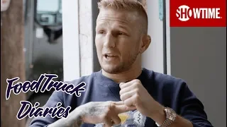 TJ Dillashaw | Food Truck Diaries | BELOW THE BELT with Brendan Schaub