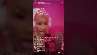 Nicki Minaj Live on Instagram
