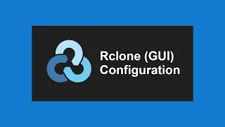 How to create rclone config file using rclone web GUI?