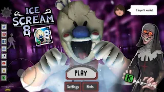 Ice Scream 8 Early Access 😱 • Ice Scream 8 Official Game🤩•Ice Scream 8 Main Menu & Gameplay😮•FanMade