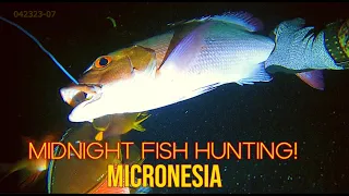 HATING-GABING SALAKAY, TULOG ANG MGA ISDA! / MIDNIGHT FISH HUNTING! - MICRONESIA