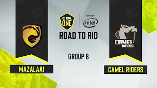 CS:GO - Camel Riders vs. Mazalaai [Dust2] Map 2 - ESL One: Road to Rio - Group B - Asia