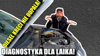 Silnik DIESLA kręci ale nie odpala ???  DIAGNOSTYKA dla LAIKA!