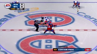 NHL 06 Gameplay Montreal Canadiens vs New York Rangers