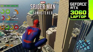 Marvel’s Spider-Man Remastered | RTX 3060 Laptop 130W + i7-10870H | 4K, 1620P, 1440P, & 1080P