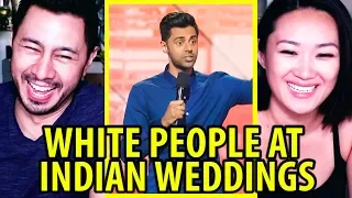 WHITE PEOPLE AT INDIAN WEDDINGS | Stand Up Comedy | Reaction by Jaby & Danni!