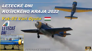 Yak-52 ▲ Vári Gyula 🇭🇺 ▲ Košice Airshow 2022