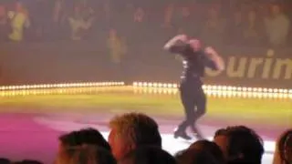 Stéphane Lambiel & Anastacia in the finale of Art on Ice 2010 (4th March)