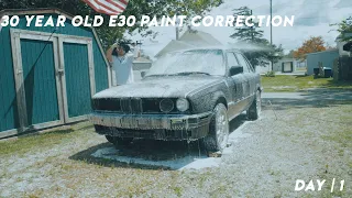 EP05 | 30 Year Old E30 Paint Correction | Day | 1