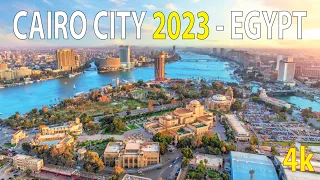 Cairo City , Egypt 4K By Drone 2023