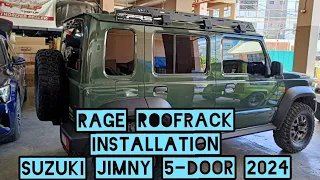 2024 5 - DOOR SUZUKI JIMNY RAGE ROOF RACK INSTALLATION