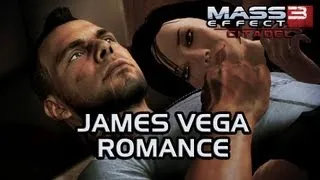Mass Effect 3 Citadel DLC: James Vega Romance (All scenes)