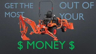 Do these things IMMEDIATELY after buying a Kubota BX or B series tractor!