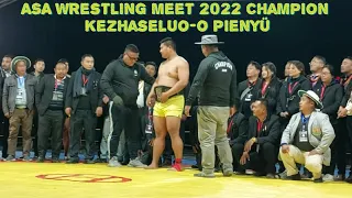 ASA|Wrestling Meet 2022|Champion|Kezhaseluo-o Pienyü