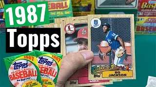 1987 Topps Wax Box Break - Junk Wax Rip!