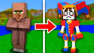 Transformé en Digital Circus los MOBS de Minecraft!