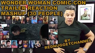 WONDER WOMAN Comic-Con Trailer Reaction's Mashup REACTION!!!