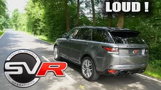 Range Rover Sport SVR LOUD! SOUND Acceleration Exhaust Autobahn Test Drive POV