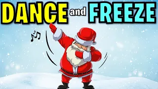 ☃️ CHRISTMAS FREEZE DANCE🥶 Just Dance Christmas 🕺🏽 Dance & Freeze | Brain Break🎄