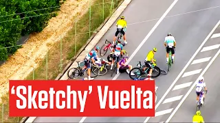 A Sepp Kuss Crash In 'Sketchy' Vuelta a España Stage 7